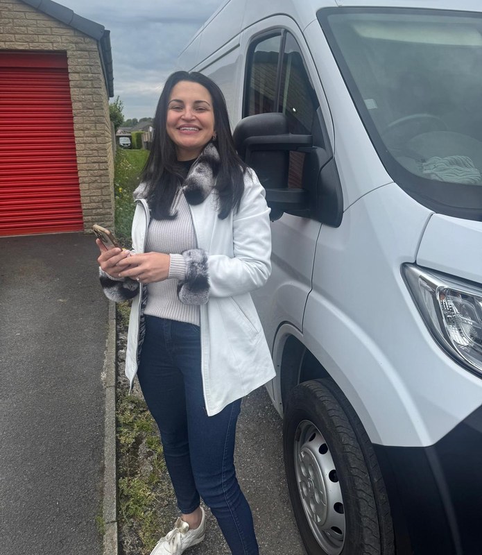Happy customer, van sold