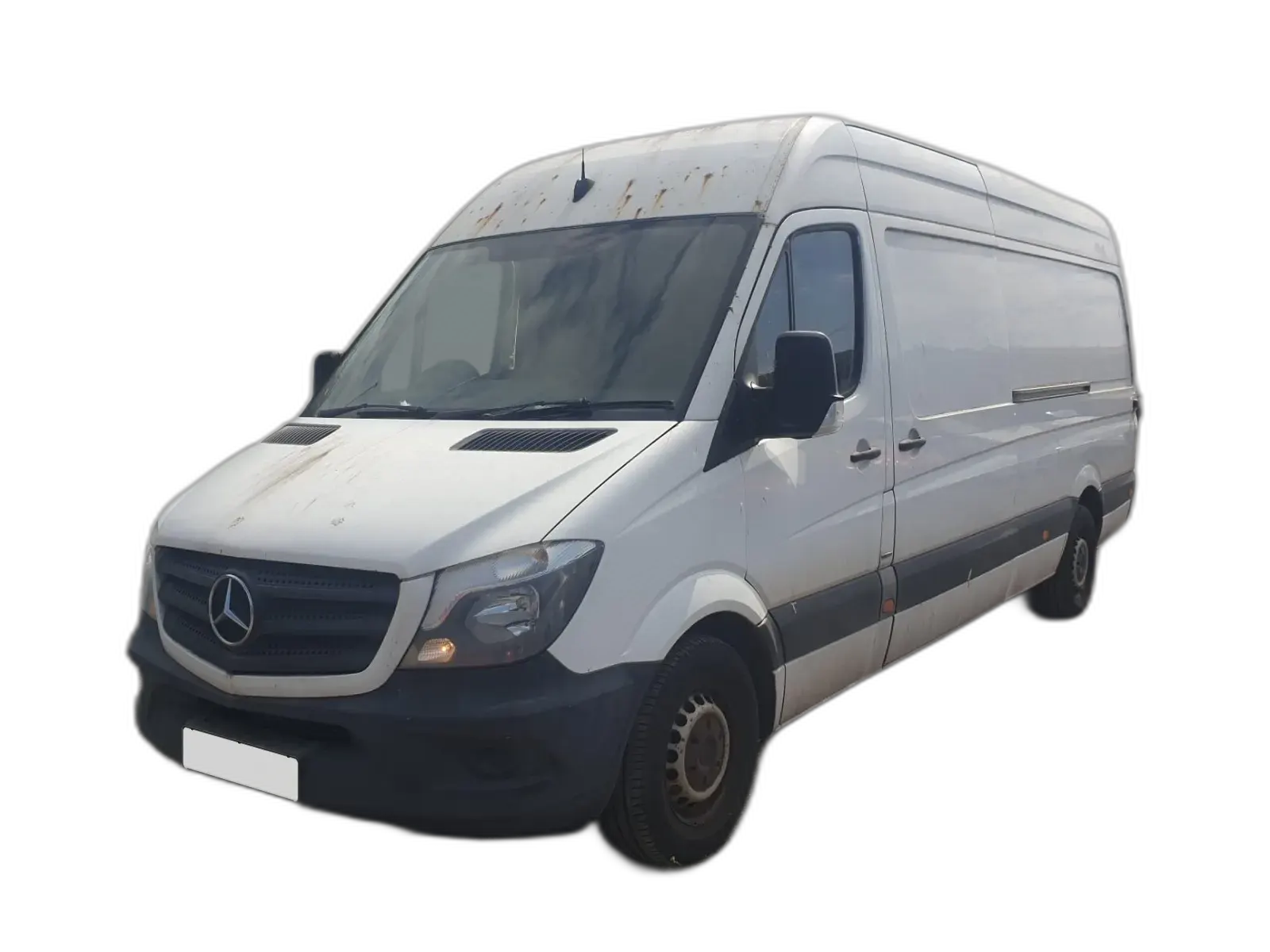 Mercedes Sprinter van front view